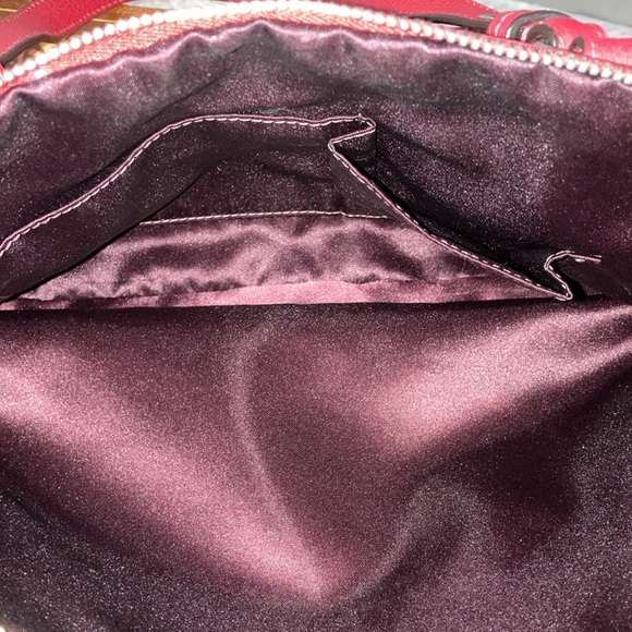 RARE RED COACH SATCHEL BAG large - Picture 10 of 13